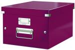 Archivbox Click und Store mittel Graukarton violett