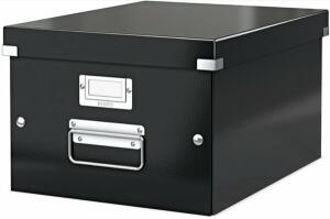 LEITZ Archivbox WOW Click und Store für A4 schwarz