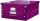 Archivbox Click und Store groß Graukarton violett