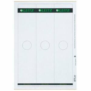 LEITZ Rückenschild grau Auf A4Papier selbstklebend lang brei