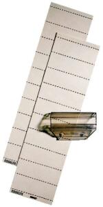 ESSELTE Sichtreiter 6cm breit transpar Vollsichtreiter 60 mm 4zeilig