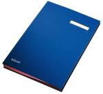 LEITZ Unterschriftsmappe blau Einband aus kaschierter...