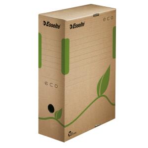 LEITZ Archiv Box ECO 100 mm Karton naturbraun