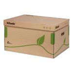ESSELTE Archivcontainer ECO mit Deckel Karton naturbraun