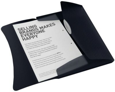 ESSELTE Dokumentenmappe A4 schwarz Ordnungsmappe A4 für 150Blatt (80g). Au