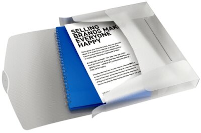 ESSELTE Heftbox A4 PP weiß Heftbox/Ablagebox Für 350Blatt Format A