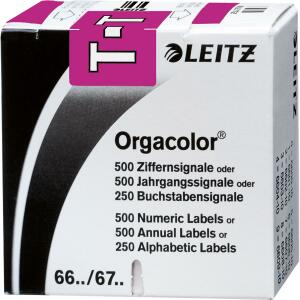 LEITZ Buchstabensignal T violett