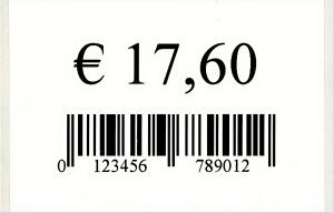 Rollenetiketten Icon 61mmx22m weiß EndlosEtikettenkassette permanent