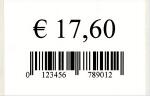 Rollenetiketten Icon 61mmx22m weiß...