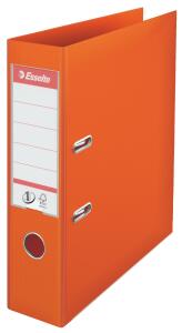 ESSELTE Ordner A4 7,5cm orange Ordner PlastikHebelmechnik Schlitzen