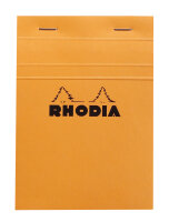 Rhodia Notizblock Rhodia A6 geh kar 80Bl orange