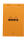 Rhodia Notizblock 110x170 geh lin 80Bl ora