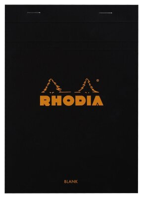 Rhodia Notizblock A5 geh bl 80Bl sw
