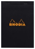 Rhodia Notizblock Rhodia A5 geh kar 80Bl sw