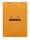 Rhodia Notizblock Rhodia A5 geh kar 80Bl orange