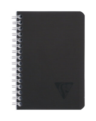 Clairefontaine Spiralbuch 90x140 kariert 50Bl int sort