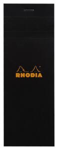 Rhodia Notizblock 74x210 geh kar 80Bl sw