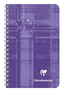 Clairefontaine Spiralheft 7,5x12 liniert 50Bl