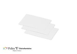 Clairefontaine Karte Mini 70x95 Pollen weiss