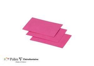 Clairefontaine Karte Mini 70x95 Pollen fuchsia