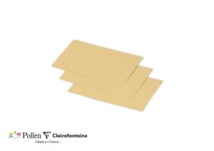 Clairefontaine Karte Mini 70x95 Pollen karamel