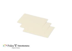 Clairefontaine Karte Mini 70x95 Pollen perl-elfenb