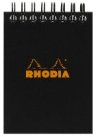 Rhodia Notizblock A7 Doppel kar 80Bl schw