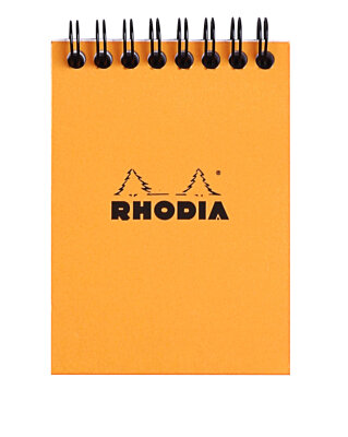 Rhodia Notizblock A7 Doppel kar 80Bl ora