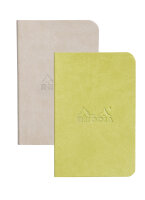 Rhodia 2erSet Flex Nbuch 7x10,5 32Bl Bg+Anis