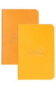 Rhodia 2erSet Flex Nbuch 7x105 32Bl Ora+Gb