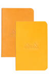 Rhodia 2erSet Flex Nbuch 7x105 32Bl Ora+Gb