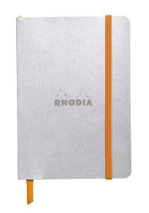 Rhodia Rhodia Notizbuch A6 lin 72Bl silber