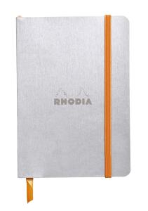 Rhodia Rhodia Flex Nbuch A6 dot 72Bl Silber