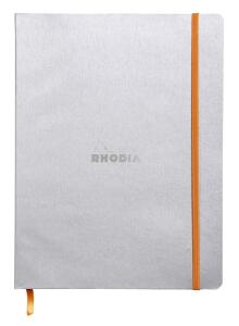 Rhodia Rhodia Flex Nbuch 19x25 L 72Bl Silb