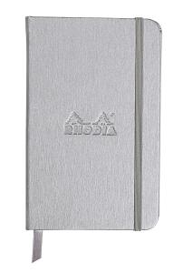 Rhodia Webntebook SILVER 9x14 96Bl lin elf