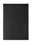 Rhodia Notizblock m Hülle kariert schwarz