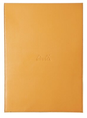 Rhodia Block mit Hülle kar 220x308 orange