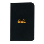 Rhodia Heft Rhodia 7,5x12 kar 24Bl sort
