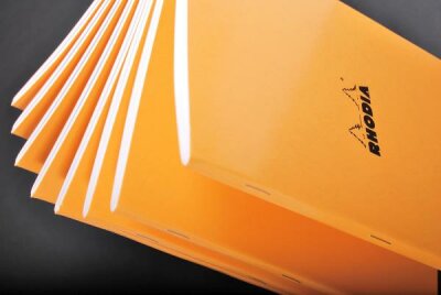 Rhodia Heft 7,5x12 kariert 48Bl orange