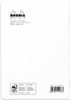 Rhodia Heft White Classic A5 liniert 48Bl