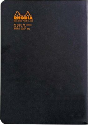 Rhodia Heft A5 lin 48 Bl sw