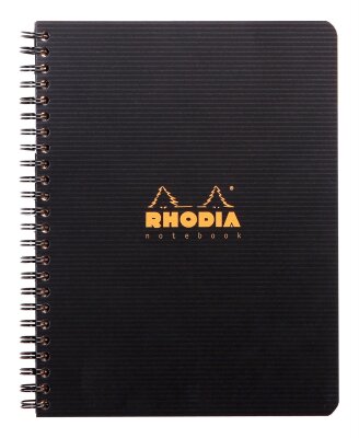Rhodia Notebook Rhodia Spir A5+ 80Bl lin Rd