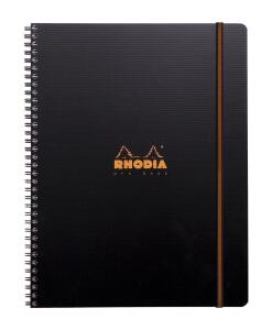 Rhodia ProBook  A4+ 90g Spir 80Bl lin+Rd