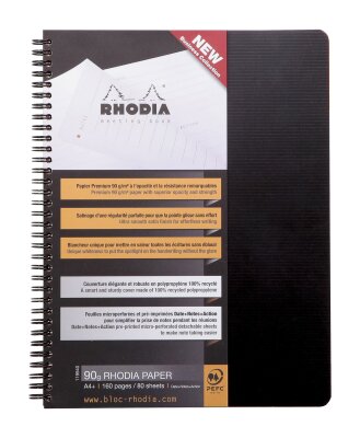 Rhodia Office MeetingBook 90g Spir A4+ 80Bl