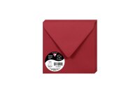 Clairefontaine Umschlag 120x120 kirschrot