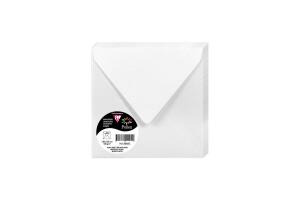 Clairefontaine Umschlag 120x120 perl weiss