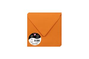 Clairefontaine Umschlag 120x120 kapuzinerrot