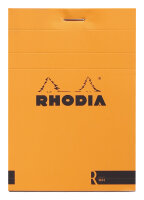 Rhodia Block Rhodia 85x120 70Bl lin orange
