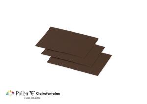 Clairefontaine Karte Mini 70x95 Pollen schoko