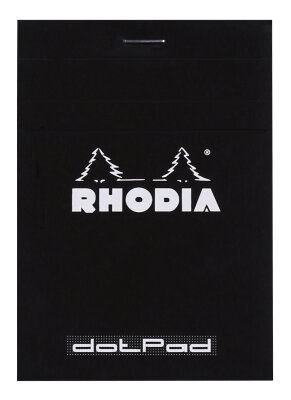Rhodia DotPad Rhodia 85x120 80Bl schwarz